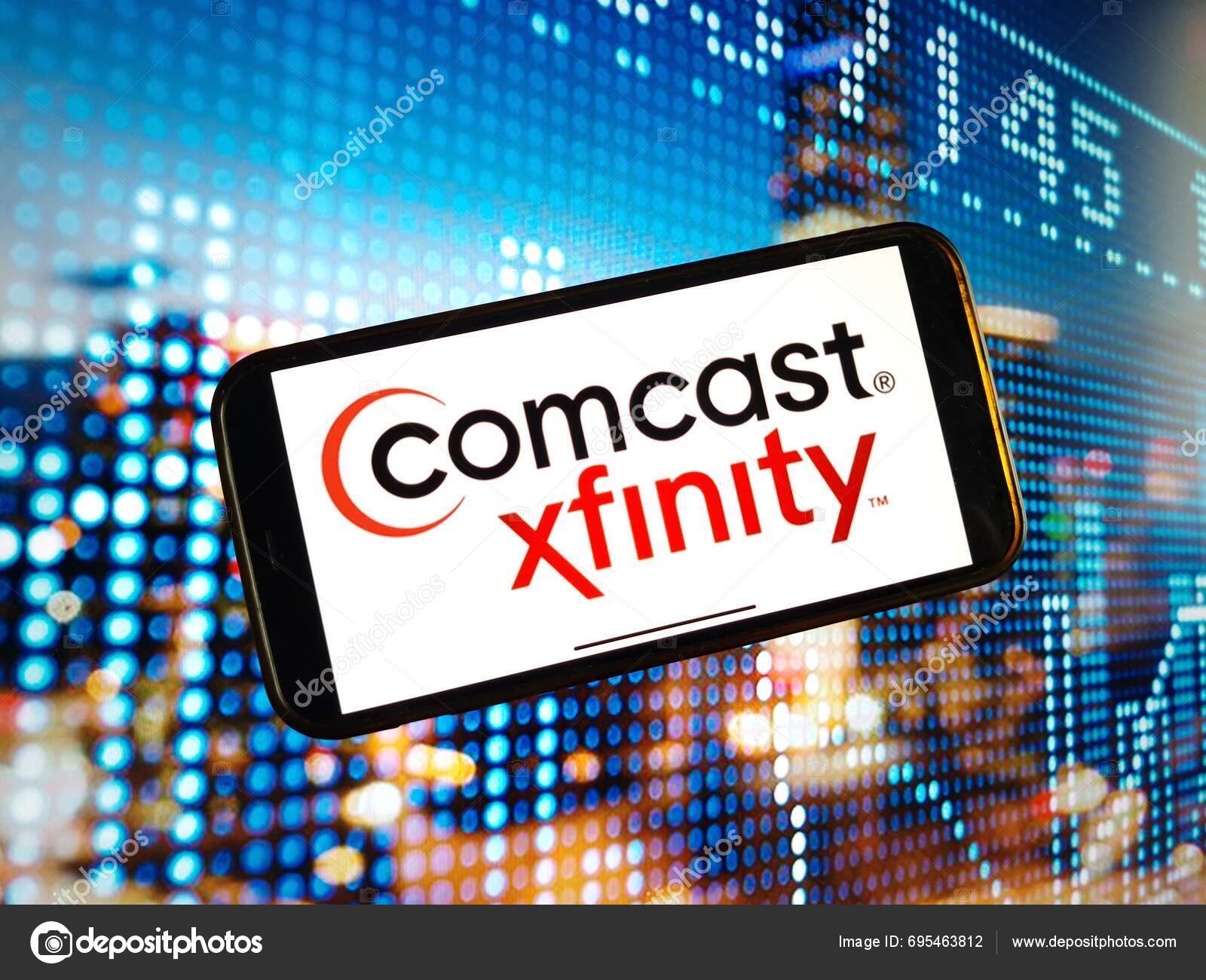 Konskie Poland January 2024 Comcast Xfinity Company Logo Displayed   Depositphotos 695463812 Stock Photo Konskie Poland January 2024 Comcast 