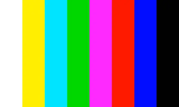 Colorful CMYK RGB TV Test Pattern Stripes Background, TV color bars