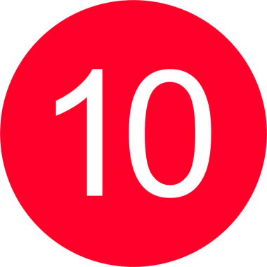 Red Notification Badge Icon with Multiple Alerts for App Notification