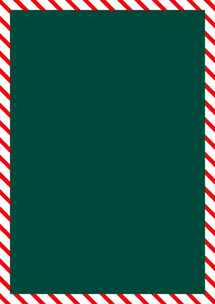 Minimalist Christmas Poster Template  Christmas Red and Green Frame Design
