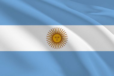 Arjantin bayrağı sallanıyor