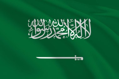 Majestic Waving Flag of Saudi Arabia - Islamic National Symbol