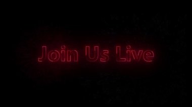 Duyurular ve olaylar için patlayıcı arka plan efektleri olan canlı neon metin animasyonumuza katılın