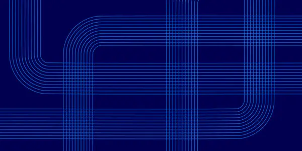 Akan mavi çizgiler ve geometrik kemerler içeren modern bir soyut arkaplan. Bu minimalist ve yaratıcı tasarım teknoloji, iş ve dijital projeler için mükemmeldir.