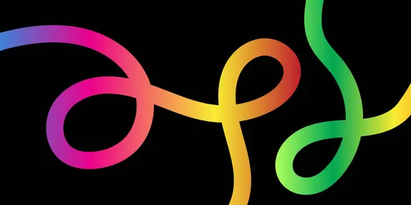 Canlı ve dinamik soyut bir tasarım. Gökkuşağı eğiminde pürüzsüz bir döngü çizgisi var. Bu göz alıcı grafik modern arka planlar, web sitesi başlıkları ya da renk patlaması ve akışkan, sürekli hareket hissi gerektiren her proje için mükemmeldir.