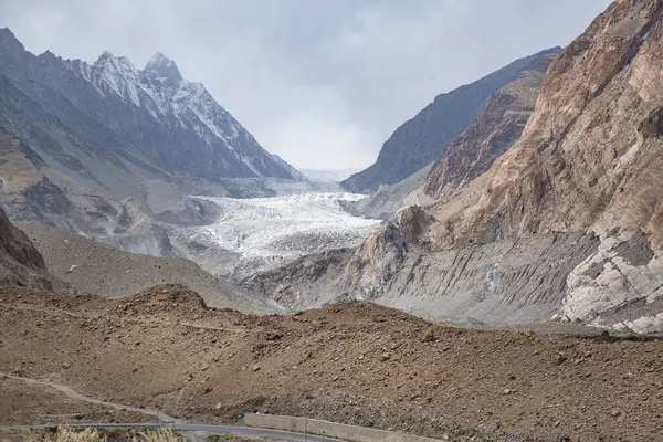 Passu Buzulu Güzel Manzara Gojal Vadisi Yukarı Hunza Gilgit Baltistan — Stok fotoğraf