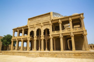 Pakistan, Sindh 'deki Makli mezarlığı. Muazzam cenaze mimarisi. 