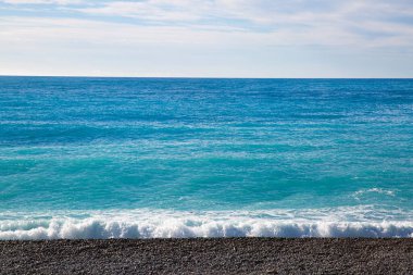 Nice, Fransız Rivierası, Fransa 'da Akdeniz' in sersemletici suları. 