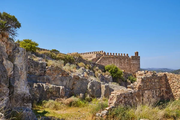 Ancient Stone Fortress Sagunto Castle Top Mountain Spain — Stock Photo, Image