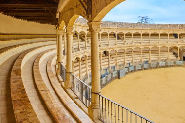 Boğa güreşi arenası The Plaza de Toros, Ronda, İspanya
