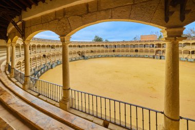 Boğa güreşi arenası The Plaza de Toros, Ronda, İspanya