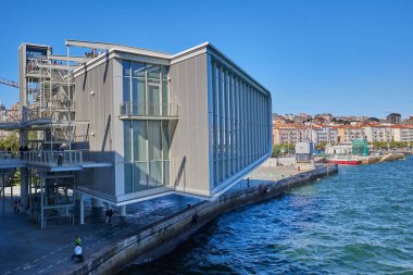 Centro Botin ya da Botin Center bir kültür tesisidir. Santander, İspanya - 13 Eylül 2024.