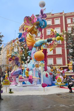 Fallas Festivali 2024 'teki rakam. Valencia, İspanya. 17 Mart 2025.