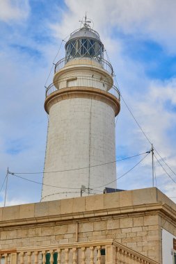 Mallorca, İspanya 'nın güneyindeki Kaptan Formentor deniz feneri..