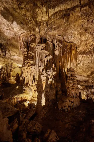 Mayorka Adası, İspanya 'daki ejderha mağaraları veya Cuevas del Drach.