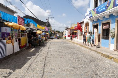 Olinda, Pernambuco, Brezilya. - 02.09.2024. - Olinda sokakları yaklaşan karnaval için hazırlandı.