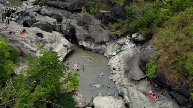 The Vale da Lua (Moon Valley) is one of the most iconic and stunning natural attractions in Chapada dos Veadeiros National Park, located in the Brazilian state of Goias. The valley is famous for its unique geological formations clipart