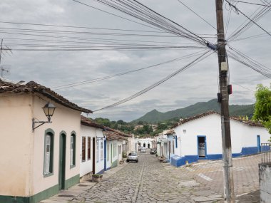 12.30.2024 Cidade de Goias, nam-ı diğer Goias Velho, Goias eyaleti, Brezilya. Sömürge mimarisi, zengin tarihi ve kültürel mirasıyla tanınan bir UNESCO Dünya Mirası Alanı.