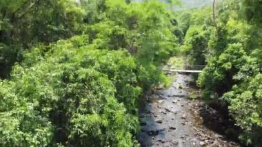 Brezilya 'nın Chapada dos Veadeiros şehrinde Rio Sao Miguel nehri. Nehir, dünyanın biyoçeşitliliğinin en fazla olduğu bölgelerden biri olan Cerrado biyomu 'nun verimli ovalarında dolaşır.