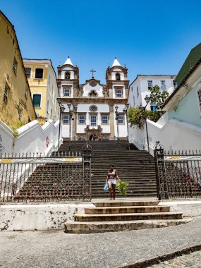 Salvador de Bahia, Brezilya. The Church Igreja do Santissimo Sacramento da Rua do Passo, 1962 yapımı The Given Word filmiyle ünlü.