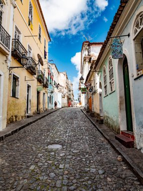 03.02.2025 Salvador de Bahia, Brezilya. Rua Joao de Deus sokağı Pelourinho 'da