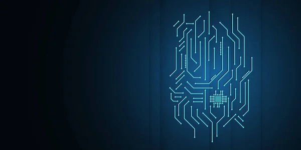 Placa Circuito Futurista Moderna Tecnología Ciencia Digital Abstracta Conexión Cibernética — Vector de stock