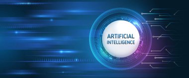 Artificial intelligence technology background. Cyber brain mechanic concept. Vector software digital code. Data analysis, data science. Network interpretation. Digital brain.