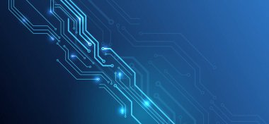 Geniş soyut modern fütüristik, teknoloji geçmişi. Yüksek teknoloji dijital iletişim. Devre teknolojisi geçmişi. Elektronik anakart.