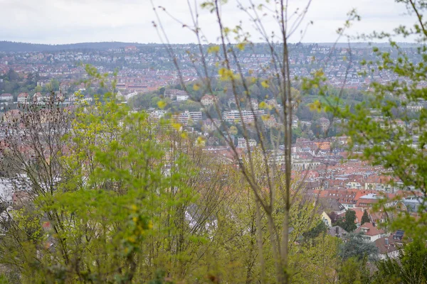 Almanya Stuttgart Güya Kazanında Bir Dağdan Manzara — Stok fotoğraf