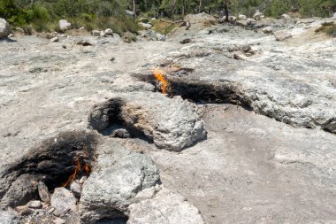 Kimera alevleri, doğal bir fenomen. Lycian yolundaki olimpos bölgesinde kayalardaki çatlaklardan sürekli alevler çıkıyor. Türkiye 'nin ilk uzun mesafe kıyı yolu.