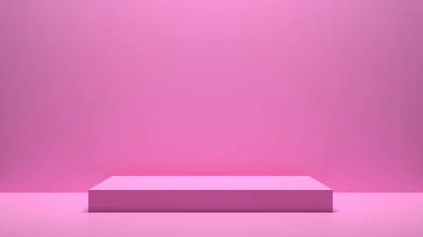 sahne arkaplan podyumu. Ürün rafı ayakta duruyor. Ürün göstermek için boş stand.