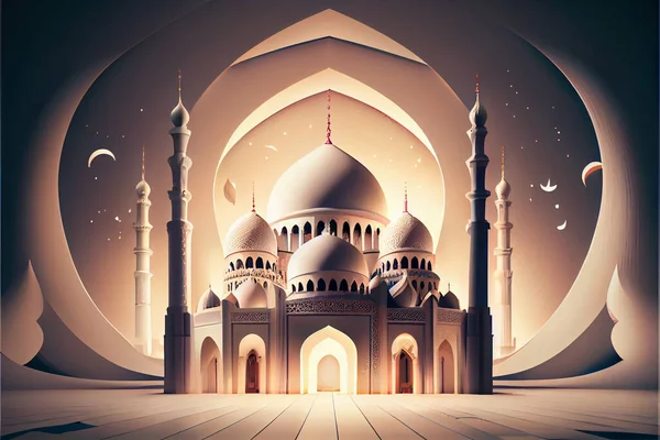 Ramadan The ninth month of Islamic calendar Observed by Muslims around world as A month of fasting prayer repercussions society Month commemorating first verses of Prophet Muhammad ai generated art