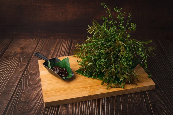 stock image Neem Vegetables with Chili Paste