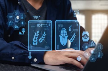 Gelişmiş IoT teknolojisini keşfetmek tarımı akıllı tarım çözümleriyle dönüştürmek. Verimliliği artırmak için ürün yönetimi, izleme ve veri analizini geliştir.