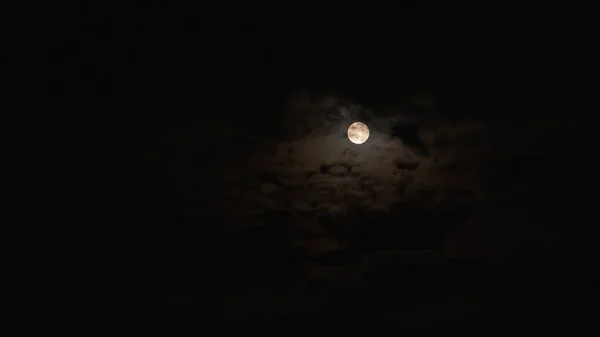 Pleine Lune Ciel Nocturne — Photo