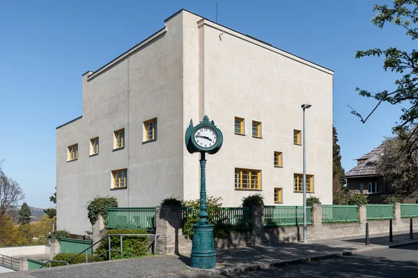 Villa Mller Egy Modern Villa Prágában Csehországban Épült 1930 Ban — Stock Fotó