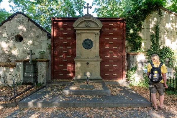 Cmentarze Olsany Największy Cmentarz Pradze Czechach Niegdyś Przeznaczony Dwa Miliony — Zdjęcie stockowe