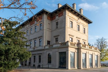 Neo-Renaissance villa in Havlkovy sady.  clipart