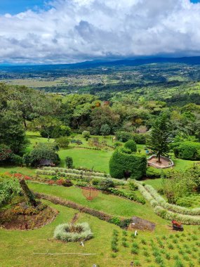 Panama, Boquete, Cafe Mirador Tropikal Bahçesi