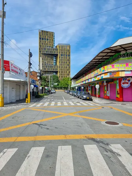 Kolumbia Medellin Maja 2023 Dystrykt Carabobo Rejonie Budynku Placu Wolności — Zdjęcie stockowe
