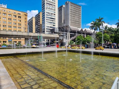 Kolombiya, Medellin, 8 Mart 2025, Berrio Park 'taki