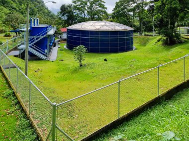 Panama, Boquete, 4 Kasım 2024, Alto Boquete Su arıtma Tesisi