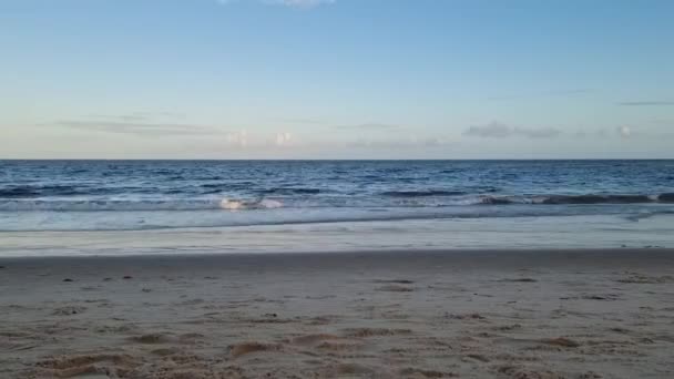 Time Lapse Sunset Taperapua Beach Porto Seguro Bahia Brazil Tourist — Video
