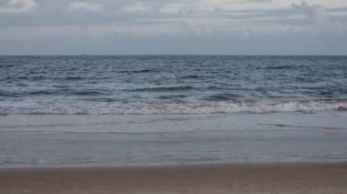 View of Taperapua beach of Porto Seguro - Bahia, Brazil. Tourist beach of the Brazilian northeast.