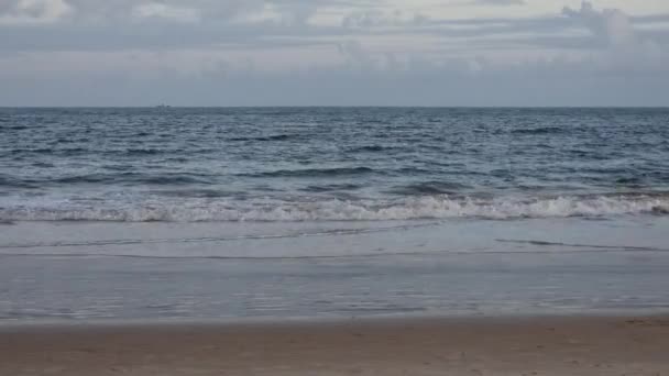 Veduta Della Spiaggia Taperapua Porto Seguro Bahia Brasile Spiaggia Turistica — Video Stock