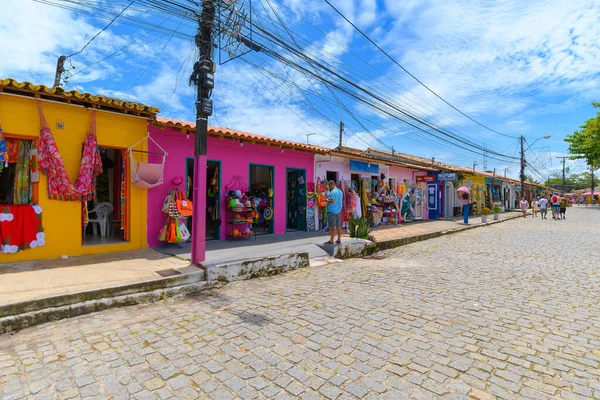 Arraial Ajuda District Porto Seguro Brazil January 2023 Local Businesses — Stok fotoğraf