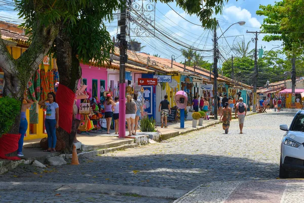Arraial Ajuda District Porto Seguro Brazil January 2023 Local Businesses — ストック写真