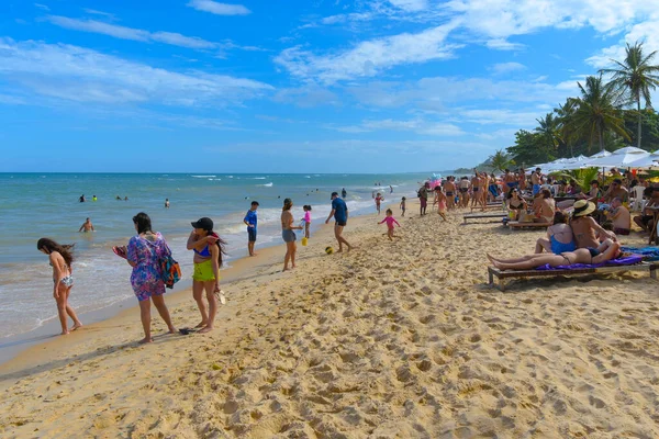 stock image Arraial d'Ajuda, Porto Seguro, BA, Brazil - January 04, 2023: view of Praia do Mucuge, a tourist beach in northeastern Brazil.