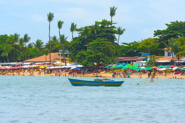 Coroa Vermelha Plajı Manzarası Santa Cruz Cabralia Bahia Eyaleti Nin — Stok fotoğraf