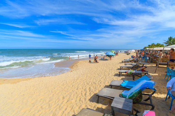 Trancoso District Porto Seguro Brazilië Januari 2023 Uitzicht Het Strand — Stockfoto